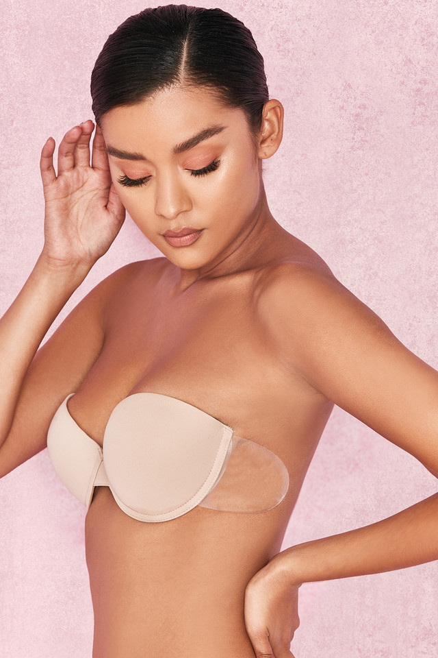 'Boost Up' Ultimate Boost Invisible Bra - Beige